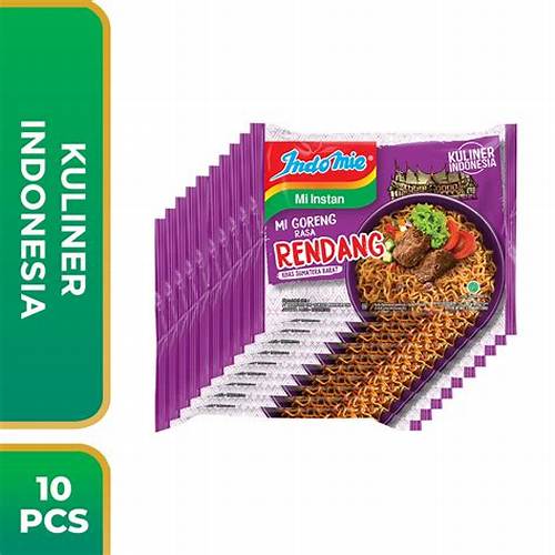 10 PCS - Indomie Goreng Rendang 91 Gr