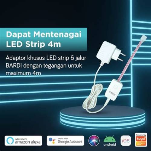 BARDI Adaptor Kabel untuk LED strip 4M