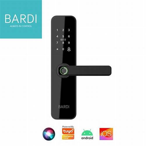 BARDI Door Lock Lite / Z01 Handle Gagang Kunci Pintu Fingerprint Card Digital RFID Smart Home Rumah Otomatis