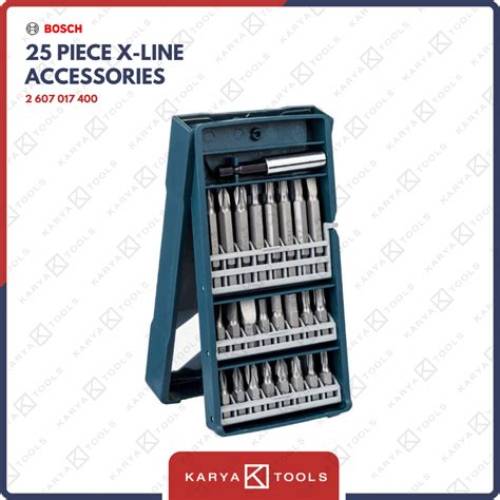 BOSCH 25-piece X-Line Set Mata Obeng Variasi