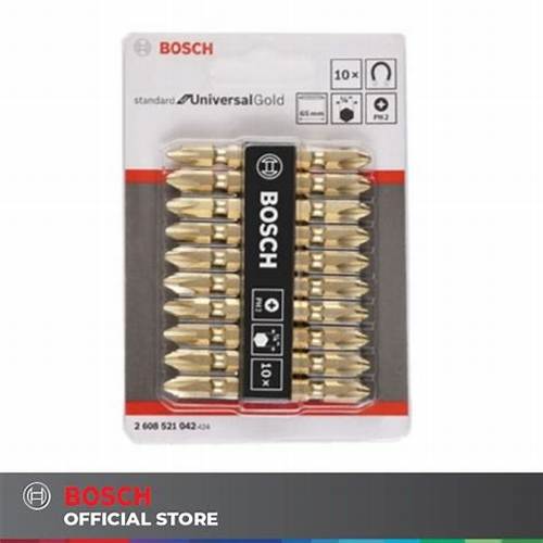 BOSCH Mata Obeng Double Ended PH2 Gold (042)