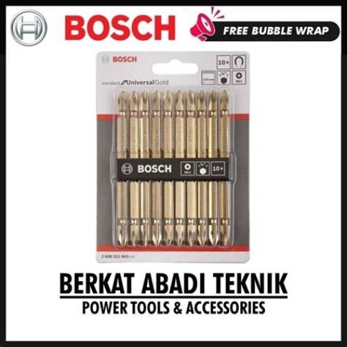 Bosch Mata Obeng Double Ended PH2 Gold (043)
