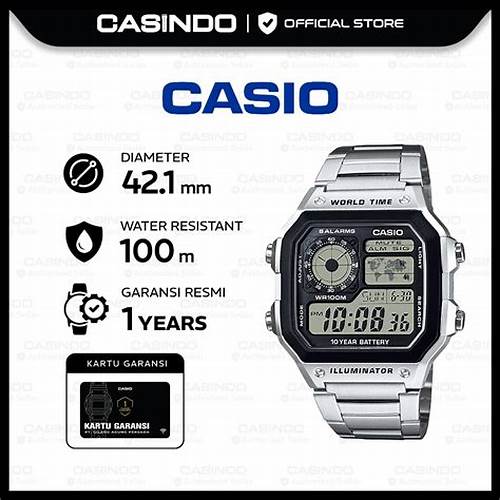 Casio Jam Tangan AE-1200WHD-1AVDF