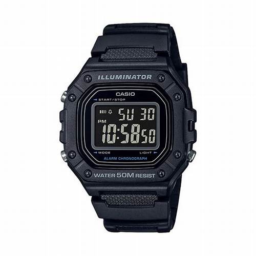 Casio Jam Tangan Digital Pria Original W-218H-1BVDF