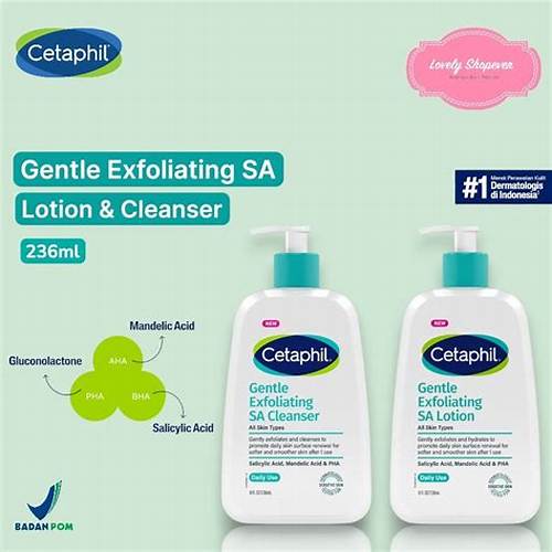 Cetaphil Gentle Exfoliating Salicylic Acid Cleanser 236ml + Lotion 236ml