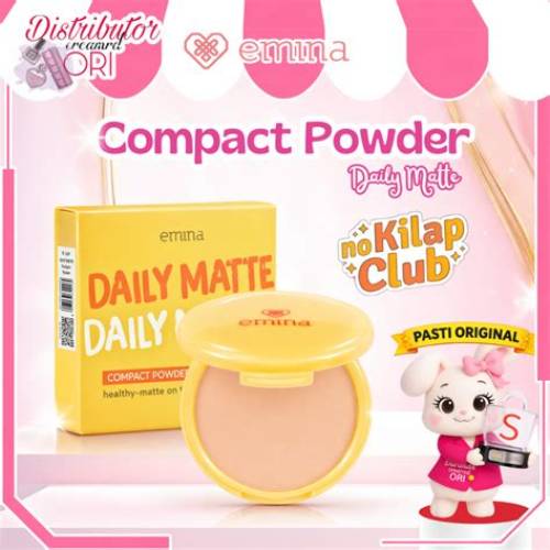 Emina Daily Matte Compact Powder 11gr | Bedak Padat