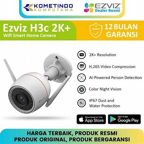 Ezviz Internet Camera H3c 4Mp - Garansi Resmi