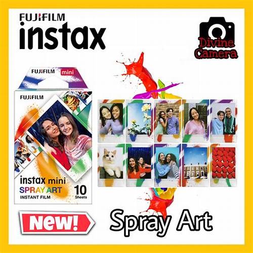 FUJIFILM Instax Mini Film Spray Art