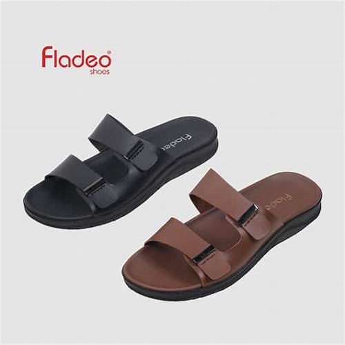 Fladeo J24/MDS627-2KK/Sandal Slide Pria [ Slipper Sandals ]