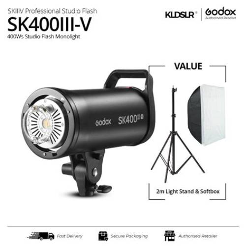 Godox SK400III-V Studio Flash Monolight SK 400III V
