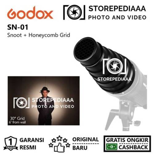 Godox Snoot with Honeycomb Grid SN-01