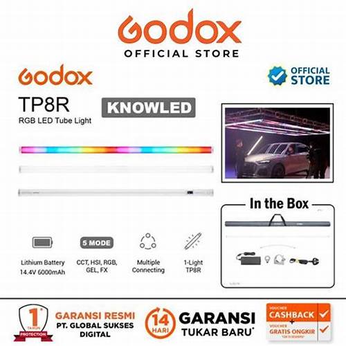 Godox TP8R Knowled Pixel RGB LED Tube Light 240cm