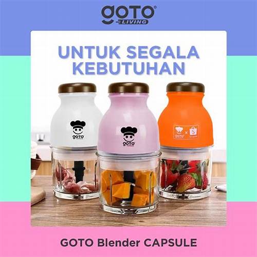 Goto Capsule Penggiling Daging Blender Cutter Quatre Kapsul