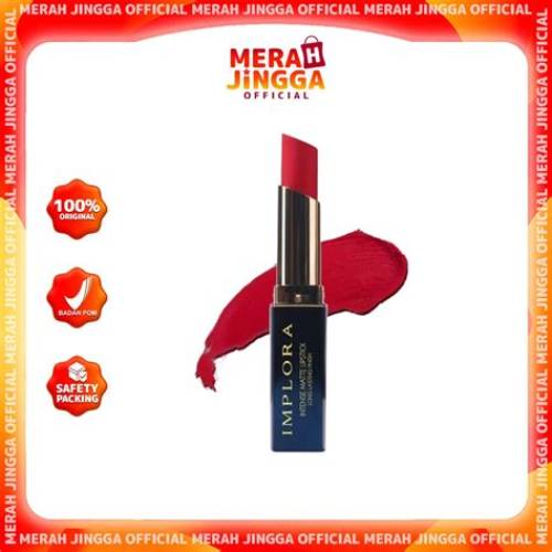 IMPLORA Intense Matte Lipstick | Merah Jingga Official