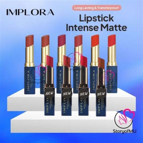 IMPLORA Lip Matte Intense Lipstick \ lipstik
