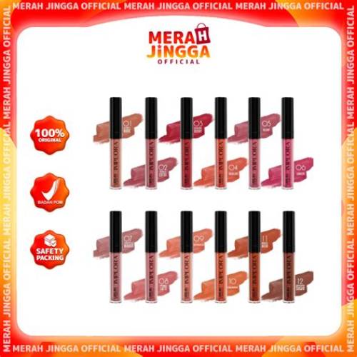 IMPLORA URBAN MATTE LIP CREAM  | Merah Jingga Official