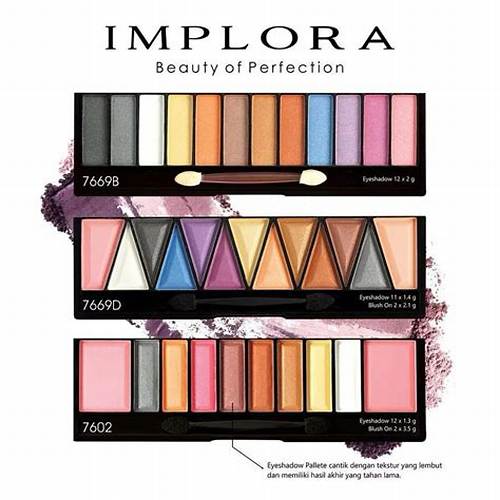 Implora Elegant Eyeshadow Pallete + Blush On