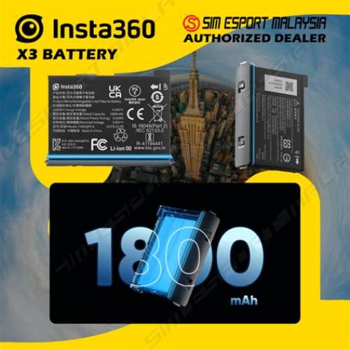 Insta360 X3 Battery - Black