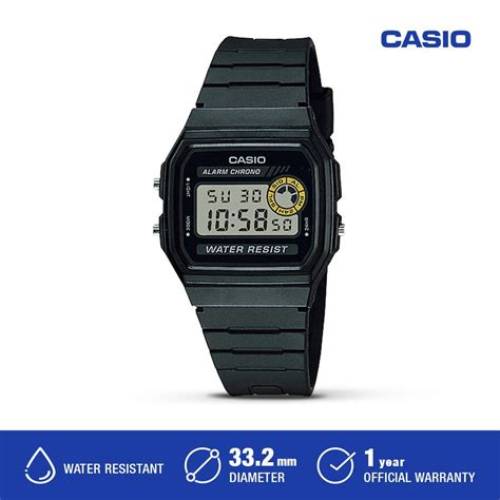 Jam Tangan Casio Unisex Digital Hitam F-94WA-8DG