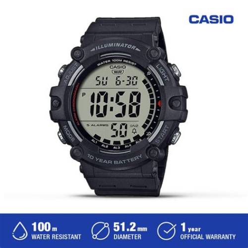 Jam Tangan Pria Casio AE-1500WH-1AVDF Sport