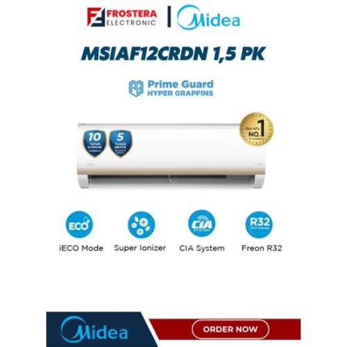 MIDEA AC Inverter 1.5 PK MSIAF-12CRDN2 + Pasang