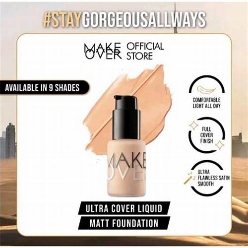 Make Over Ultra Cover Liquid Matt Foundation 02