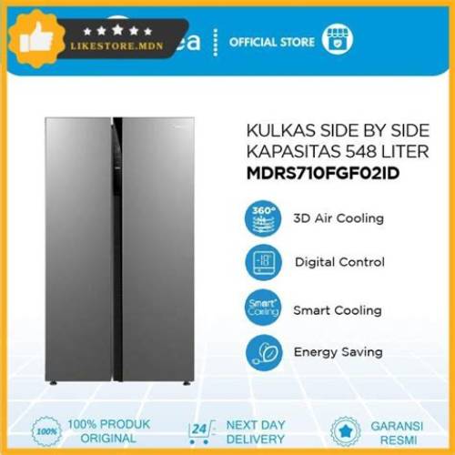 Midea Kulkas Side by Side 548L MDRS710FGF02ID