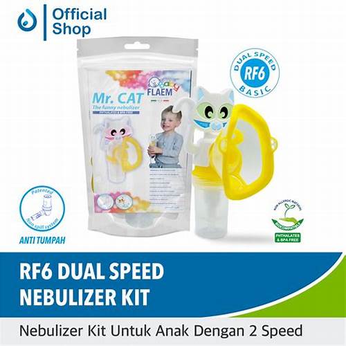 Nebulizer Kit RF6 Dual Speed Basic Elvasense (Mr.Cat)