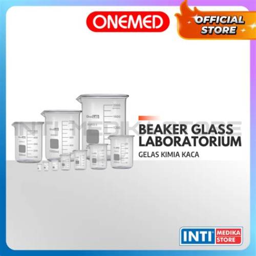 ONEMED Beaker Glass 25 ml - Gelas Piala OOF