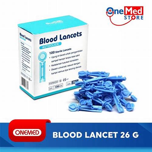ONEMED Blood Lancets 26G box 100pcs OOF