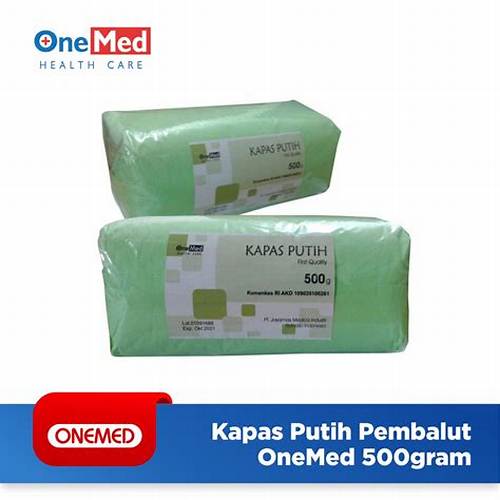 ONEMED Kapas Putih Pembalut 500gram OOF