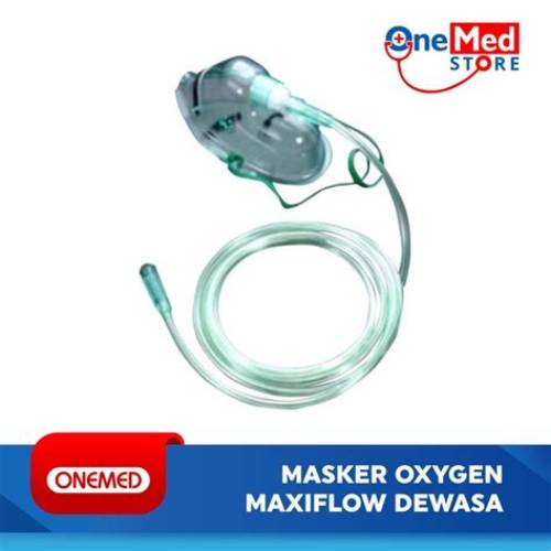 ONEMED Masker Oksigen Maxiflow Dewasa OOF