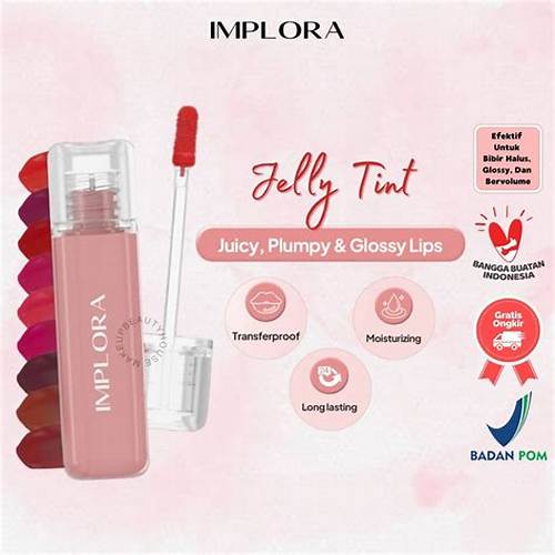 [PAKET 3PCS] IMPLORA Glossy Plumpy Jelly Tint - LipTint