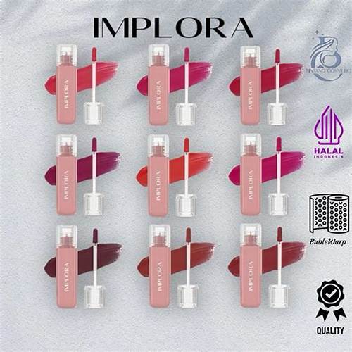 [PAKET 6PCS] IMPLORA Glossy Plumpy Jelly Tint - LipTint