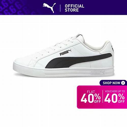 PUMA Sepatu Training Unisex Smash Vulcanised V3 Low