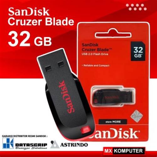 SANDISK CZ50 Cruzer Blade 32GB USB 2.0 - Flashdisk