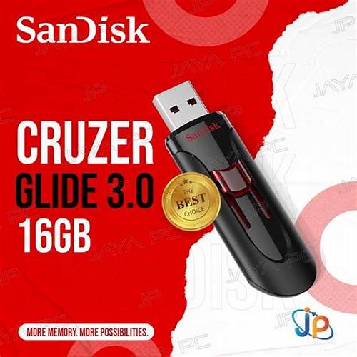 SanDisk Cruzer Glide CZ600 USB 3.0 : 16GB - Flashdisk