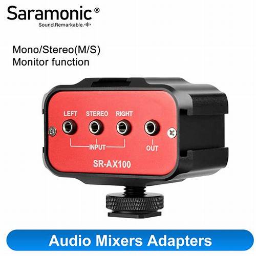 Saramonic Audio Mixer SR-AX100 2-Channel Audio Adapter
