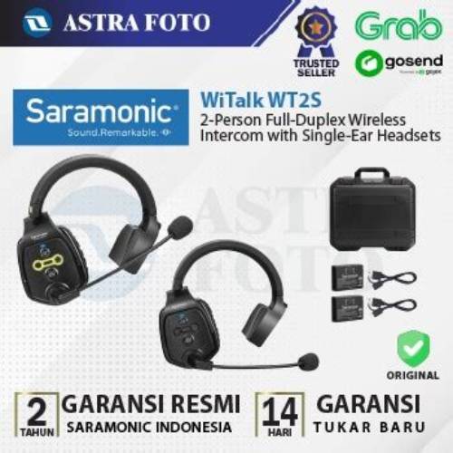 Saramonic WiTalk WT2S Wireless Single-Ear Headset Intercom System