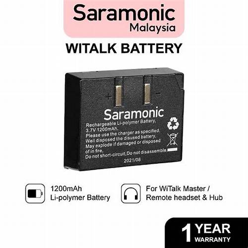 Saramonic WiTalk9 BP Rechargeable Battery for Wireless Intercom
