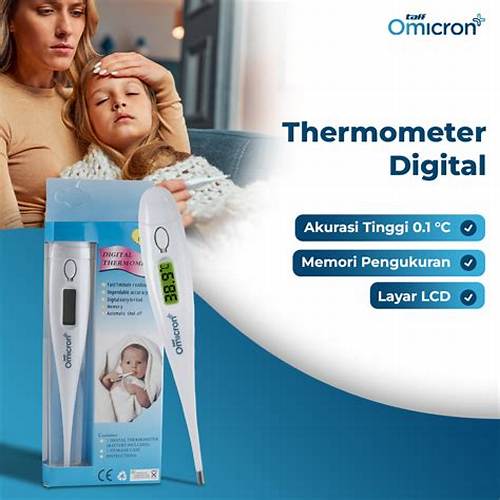 TaffOmicron Digital Thermometer with Beeper - KT-DT4B