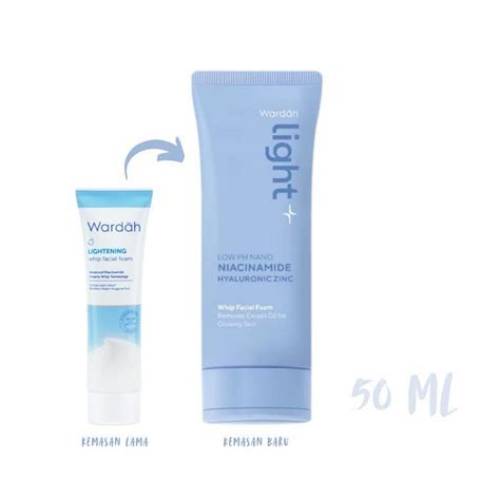 Wardah Light Whip Facial Foam 100ml