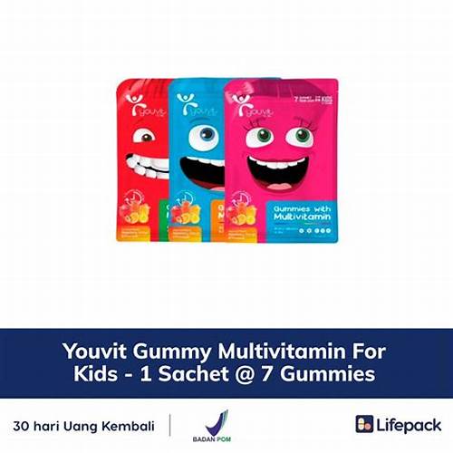 Youvit Multivitamin For Kids Sachet 7 Gummies